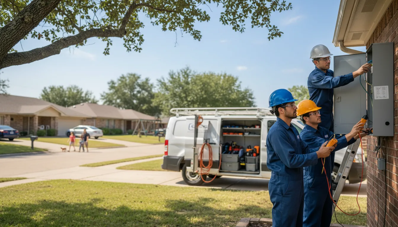Certified electrician providing emergency electrical services in Hales Corners, WI
